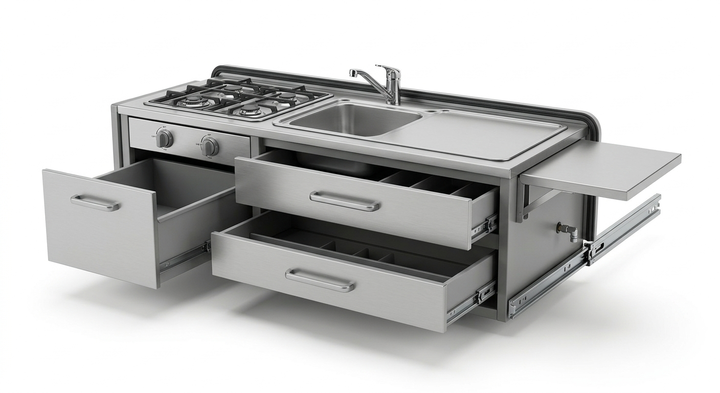 Slide-Out Kitchen